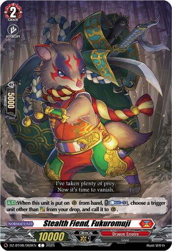 Image of Stealth Fiend, Fukuromuji (DZ-BT08/069EN) [Knights 0f Rebirth]