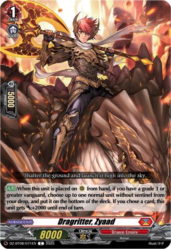 Image of Dragritter, Zyaad (DZ-BT08/071EN) [Knights 0f Rebirth]