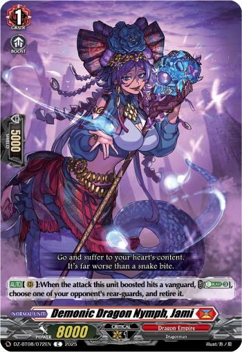 Image of Demonic Dragon Nymph, Jami (DZ-BT08/072EN) [Knights 0f Rebirth]