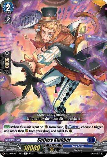 Image of Cutlery Stabber (DZ-BT08/077EN) [Knights 0f Rebirth]