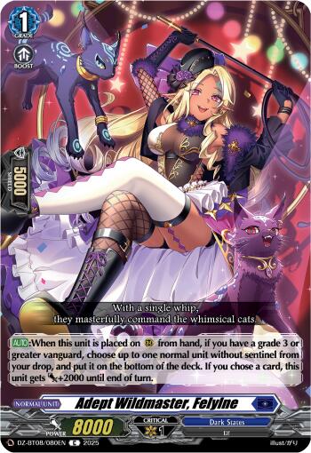 Image of Adept WildMaster, Felylne (DZ-BT08/080EN) [Knights 0f Rebirth]
