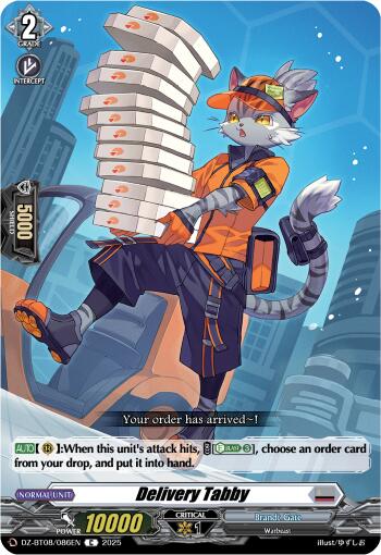 Image of Delivery Tabby (DZ-BT08/086EN) [Knights 0f Rebirth]