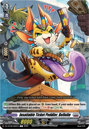 Image of Vendor of Avarice, Bellino (DZ-BT08/090EN) [Knights 0f Rebirth]