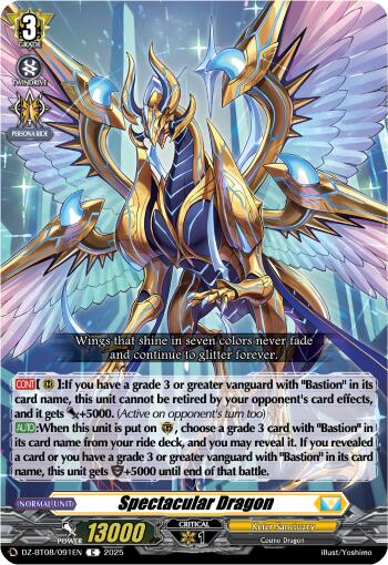 Image of Spectacular Dragon (DZ-BT08/091EN) [Knights 0f Rebirth]