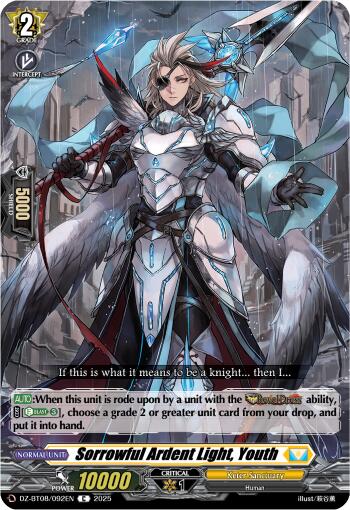 Image of Sorrowful Ardent Light, Youth (DZ-BT08/092EN) [Knights 0f Rebirth]