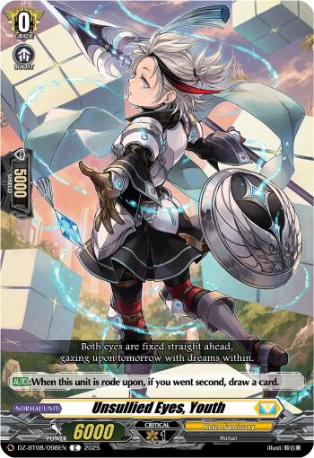 Image of Unsullied Eyes, Youth (DZ-BT08/098EN) [Knights 0f Rebirth]
