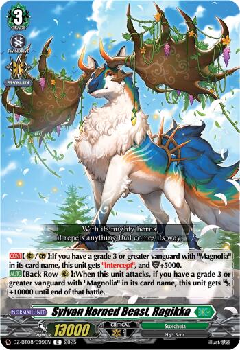 Image of Sylvan Horned Beast, Radishka (DZ-BT08/099EN) [Knights 0f Rebirth]