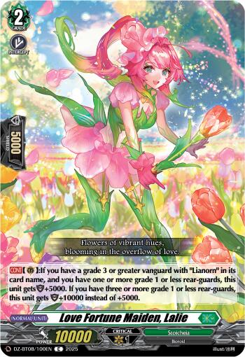Image of Love Fortune Maiden, Lalie (DZ-BT08/100EN) [Knights 0f Rebirth]