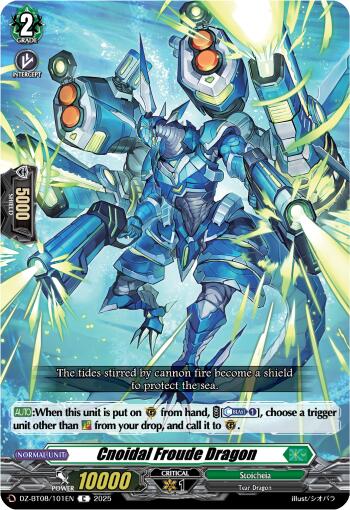 Image of Cnoidal Froude Dragon (DZ-BT08/101EN) [Knights 0f Rebirth]