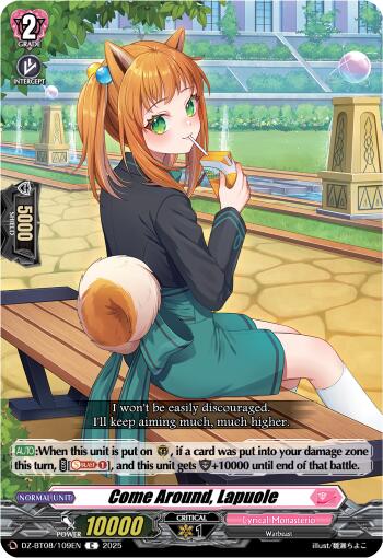Image of Come Around, Lapuole (DZ-BT08/109EN) [Knights 0f Rebirth]