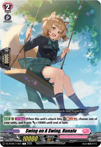 Image of Swing on a Swing, Runalu (DZ-BT08/110EN) [Knights 0f Rebirth]