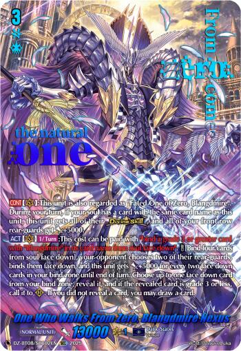 Image of One Who Walks From Zero, Blangdmire Nexus (DZ-BT08/SEC02EN) [Knights 0f Rebirth]