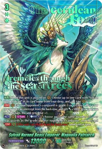Image of Sylvan Horned Beast Emperor, Magnolia Patriach (DZ-BT08/SEC06EN) [Knights 0f Rebirth]