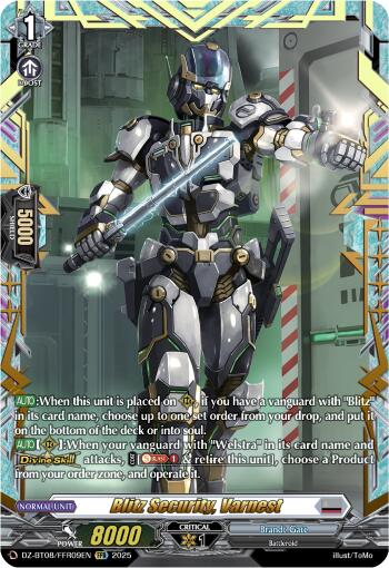 Image of Blitz Security, Varnest (DZ-BT08/FFR09EN) [Knights 0f Rebirth]