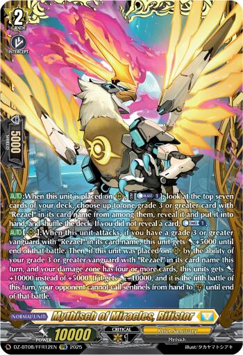 Image of Mythisch of Miracles, Rifistor (DZ-BT08/FFR12EN) [Knights 0f Rebirth]