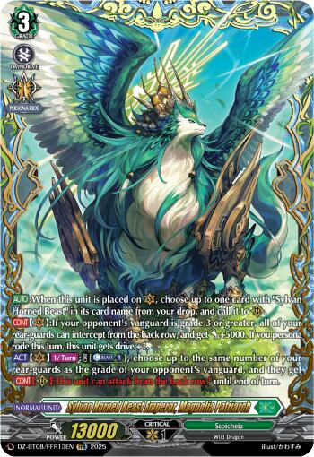Image of Sylvan Horned Beast Emperor, Magnolia Patriach (DZ-BT08/FFR13EN) [Knights 0f Rebirth]