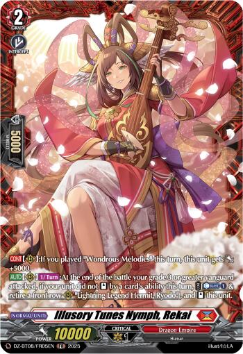 Image of Mystical Tunes Nymph, Rekai (DZ-BT08/FR05EN) [Knights 0f Rebirth]