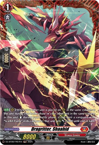 Image of Dragritter, Shahid (DZ-BT08/FR07EN) [Knights 0f Rebirth]
