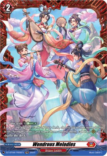 Image of Wonderous Melodies (DZ-BT08/FR08EN) [Knights 0f Rebirth]