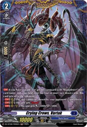Image of Crying Crows, Vartak (DZ-BT08/FR09EN) [Knights 0f Rebirth]