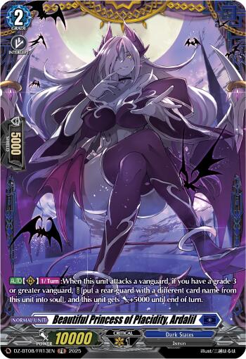 Image of Beautiful Princess of Placidity, Ardalil (DZ-BT08/FR13EN) [Knights 0f Rebirth]