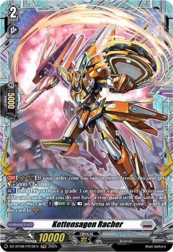 Image of Kettensagen Racher (DZ-BT08/FR18EN) [Knights 0f Rebirth]