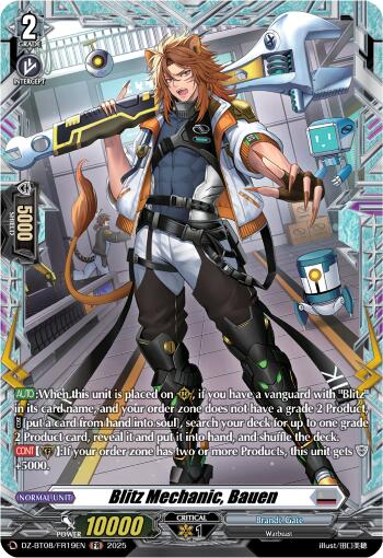 Image of Blitz Mechnanic, Bauen (DZ-BT08/FR19EN) [Knights 0f Rebirth]