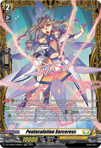 Image of Pentaculation Sorceress (DZ-BT08/FR28EN) [Knights 0f Rebirth]