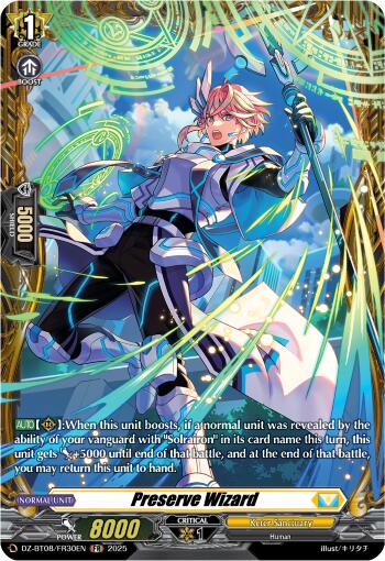 Image of Preserve Wizard (DZ-BT08/FR30EN) [Knights 0f Rebirth]