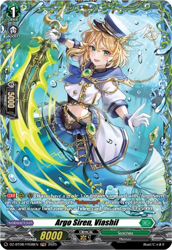 Image of Argo Siren, Viashil (FR) (DZ-BT08/FR38EN) [Knights 0f Rebirth]