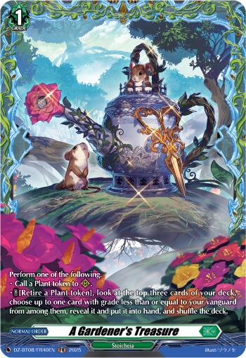 Image of A Gardener's Treasure (DZ-BT08/FR40EN) [Knights 0f Rebirth]