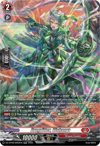Image of Dragritter, Bishaara (DZ-BT08/SR03EN) [Knights 0f Rebirth]
