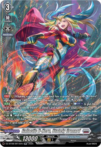 Image of Galatic B-Hero, Stately Crozard (DZ-BT08/SR15EN) [Knights 0f Rebirth]