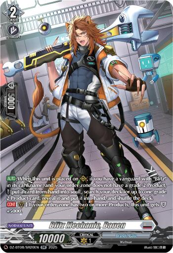 Image of Blitz Mechnanic, Bauen (DZ-BT08/SR20EN) [Knights 0f Rebirth]