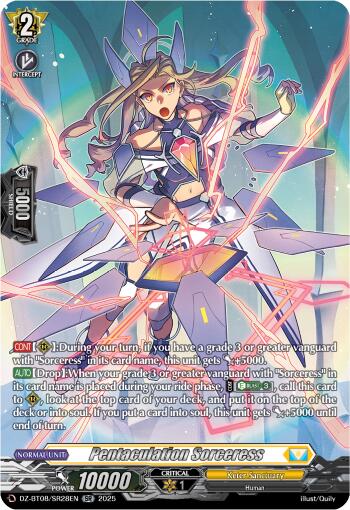 Image of Pentaculation Sorceress (DZ-BT08/SR28EN) [Knights 0f Rebirth]
