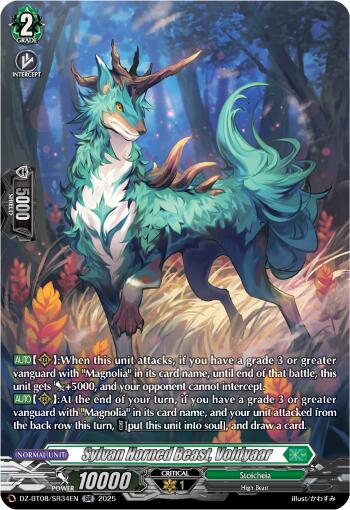 Image of Sylvan Horned Beast, Voljaar (DZ-BT08/SR34EN) [Knights 0f Rebirth]