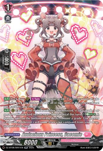 Image of Audacious Princess, Cacomie (DZ-BT08/SR41EN) [Knights 0f Rebirth]