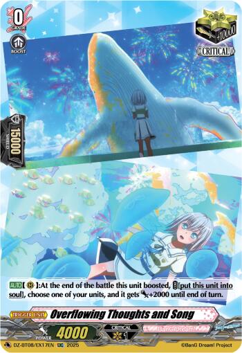Image of Overflowing Thoughts and Song (DZ-BT08/EX17EN) [Knights 0f Rebirth]