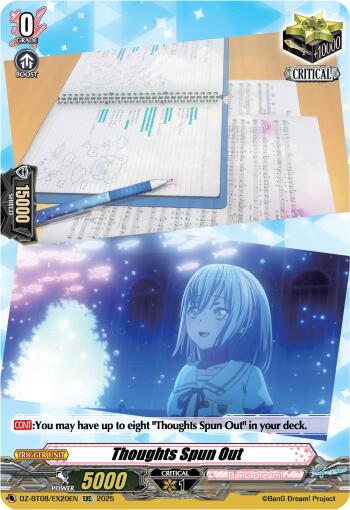 Image of Thoughts Spun Out (DZ-BT08/EX20EN) [Knights 0f Rebirth]