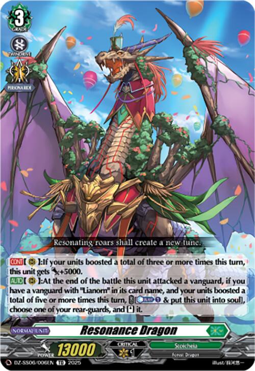 Image of Resonance Dragon (DZ-SS06/006EN) [Master Deckset -Urara Haneyama-]
