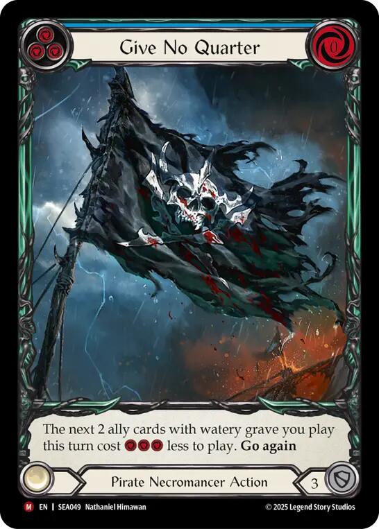 Image of Give No Quarter (Extended Art) [SEA049] (High Seas)  Rainbow Foil