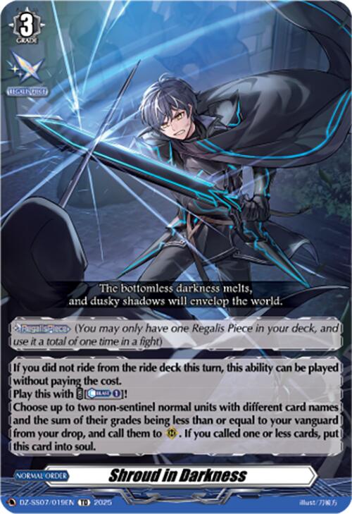 Image of Shroud in Darkness (DZ-SS07/019EN) [Master Deckset -Michiru Hazama-]