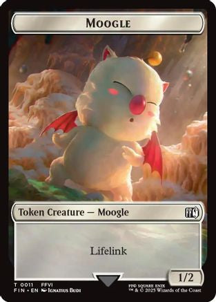 Image of Moogle (0011) // Copy (0001) Double-Sided Token [FINAL FANTASY Tokens]