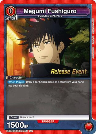Image of Megumi Fushiguro (055) (UEX02BT/JJK-3-055) - UEX02BT Jujutsu Kaisen Vol2 Release Event Cards