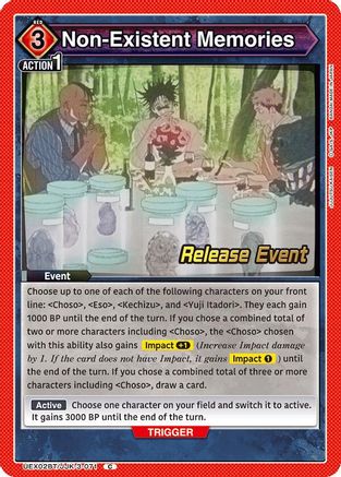 Image of Non-Existent Memories (UEX02BT/JJK-3-071) - UEX02BT Jujutsu Kaisen Vol2 Release Event Cards