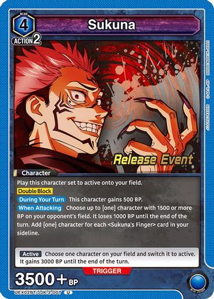 Image of Sukuna (007) (UEX02BT/JJK-2-007) - UEX02BT Jujutsu Kaisen Vol2 Release Event Cards