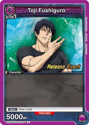 Image of Toji Fushiguro (009) (UEX02BT/JJK-2-009) - UEX02BT Jujutsu Kaisen Vol2 Release Event Cards