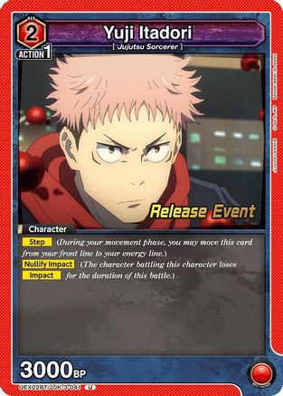 Image of Yuji Itadori (041) (UEX02BT/JJK-3-041) - UEX02BT Jujutsu Kaisen Vol2 Release Event Cards