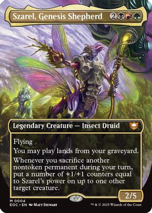 Image of Szarel, Genesis Shepherd (Borderless) [Edge of Eternities Commander]