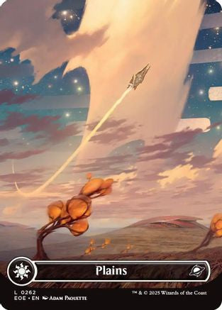 Image of Plains (0262) (Borderless) [Edge of Eternities]